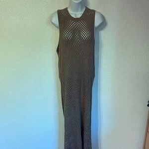 Chic Sleeveless Mesh Dress